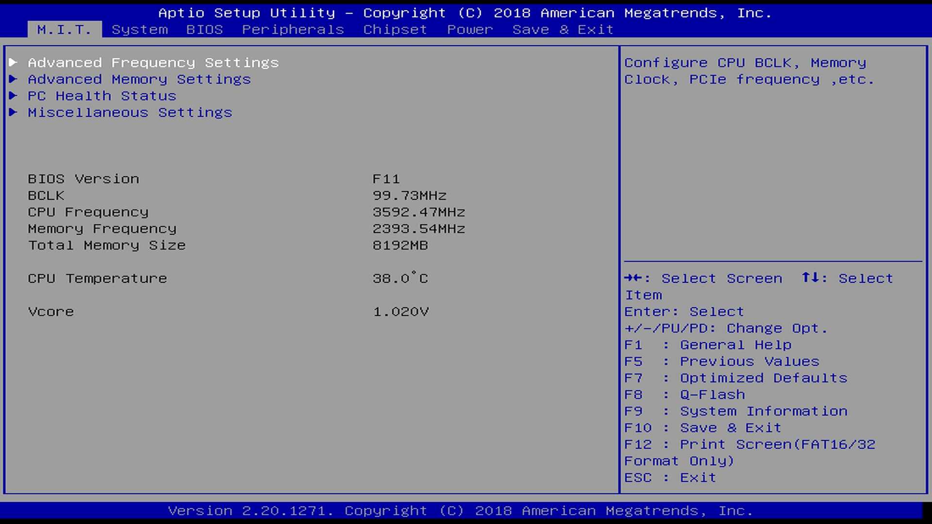 UEFI 设置实用程序